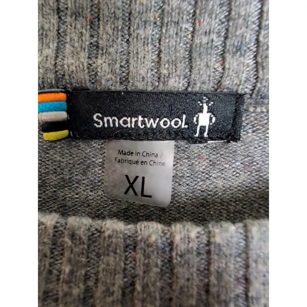 Smartwool grey sweater Size XL Gorpcore Outdoors Layer Minimal Warm Cozycore
